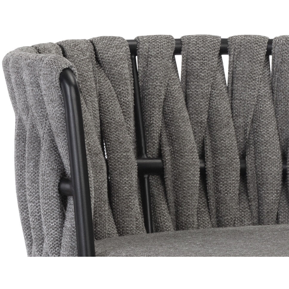 Sarai 37 inch Belfast Koala Grey Barstool